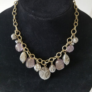 GNW Antique Gold and Purple Necklace - NWT